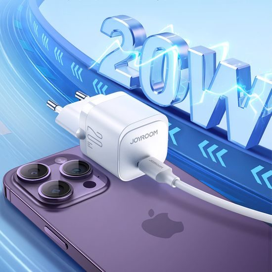 Joyroom JR-TCF02 Mini nabíječka USB-C, 20W, PD, černá