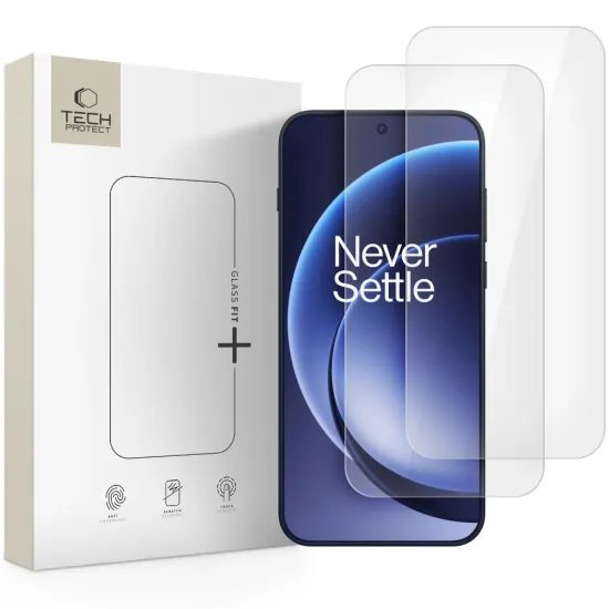 Tech-Protect Σκληρυμένο Γυαλί Fit+ OnePlus 15, διαφανές, 2 τεμάχια