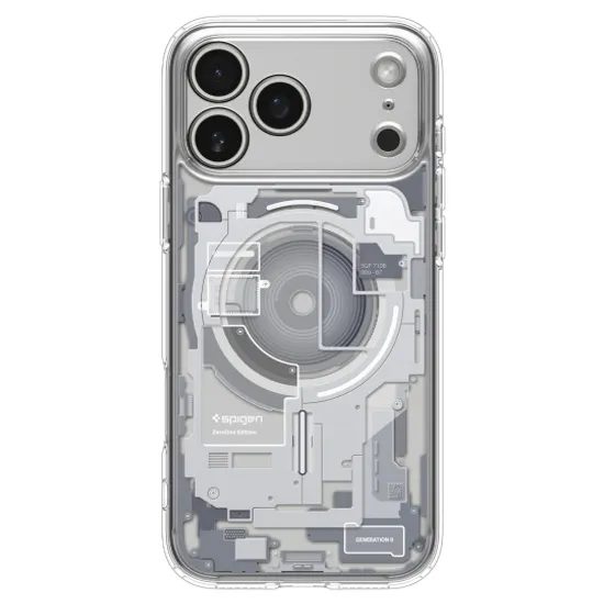 Spigen Ultra Hybrid Mag s MagSafe, iPhone 17 Pro / 18 Pro, zero one, biely