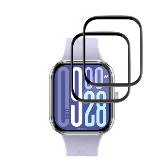 Techsuit Nano Flex, Xiaomi Redmi Watch 5, 2 τεμάχια, μαύρο