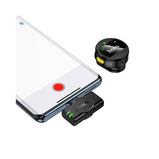 Hoco L21 Ασύρματο μικρόφωνο USB-C, μαύρο