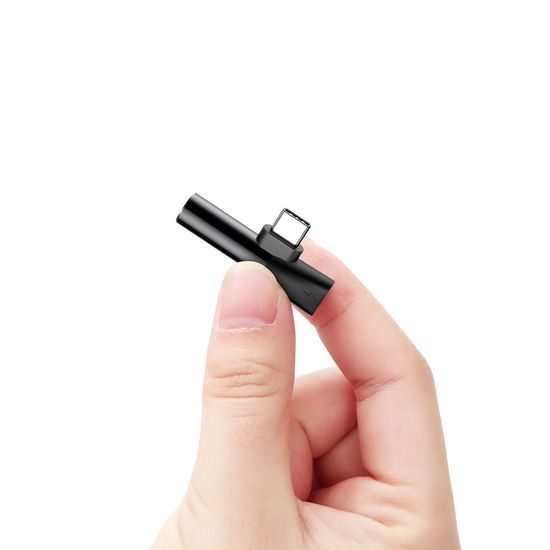 Adaptér USB-C - USB C a Jack 3,5 mm, černý (CATL41-01)