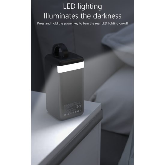 Dudao K8-5 powerbanka 50000mAh 30W – melna