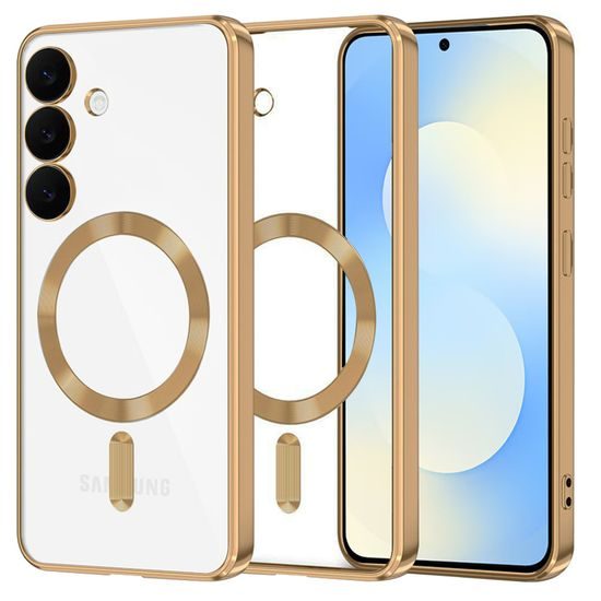 Techsuit Luxury Crystal MagSafe, Samsung Galaxy S25 FE, χρυσό