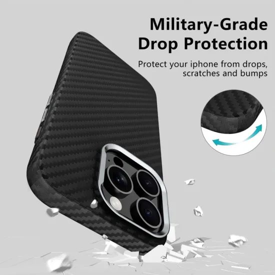 Tech-Protect Ion Carbon MagSafe, Samsung Galaxy S25 Ultra, μαύρο-ασημί