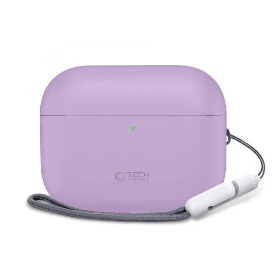 Tech-Protect Σιλικονική Θήκη, Apple AirPods Pro 3, μωβ