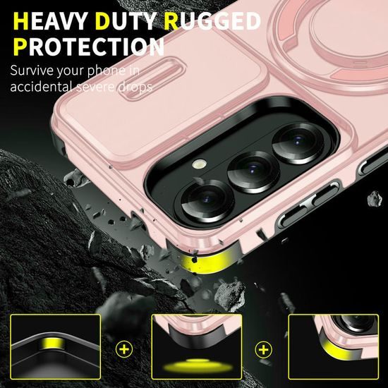 Θήκη Camslide Stand, Samsung Galaxy S26 Plus, ροζ