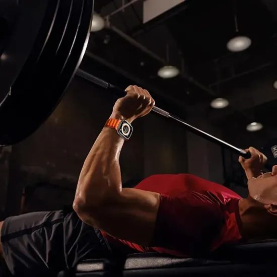 JP Nylon Alpine Loop Λουρί με Μεταλλική Πόρπη, Apple Watch 4 / 5 / 6 / 7 / 8 / 9 / 10 / 11 / SE 1 / 2 / 3 / Ultra 1 / 2 / 3 (44 / 45 / 46 / 49 mm), μαύρο