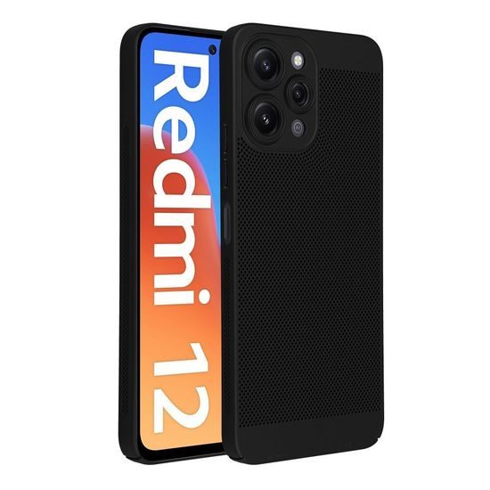 Breezy Case, Xiaomi Redmi 12 4G / 12 5G, crni