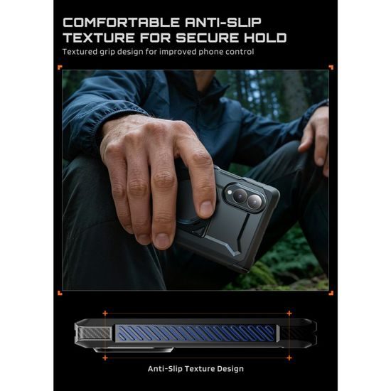 Supcase UB Grip Mag MagSafe Privacy, Samsung Galaxy Z Fold 8, čierny