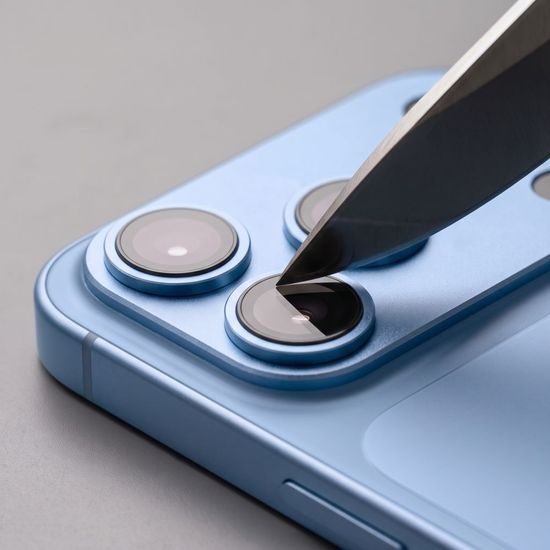 iPhone 18 Pro Max kaamera kaitseklaas – Tech-Protect CamFull Fit+ – helesinine