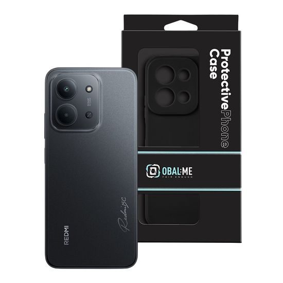 OBAL:ME Ματ TPU Θήκη για Xiaomi Redmi 15C 4G / 5G, μαύρη