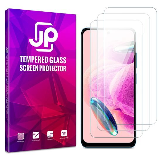 JP Long Pack Tvrzených skel, 3 skla na telefon, Xiaomi Redmi Note 12S