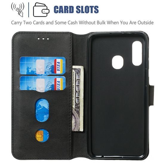 Μαγνητική Θήκη, Samsung Galaxy A40, μαύρη