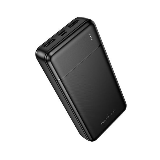 Borofone BJ88A Clever Power Bank 20000 mAh, 2× USB-A, черен