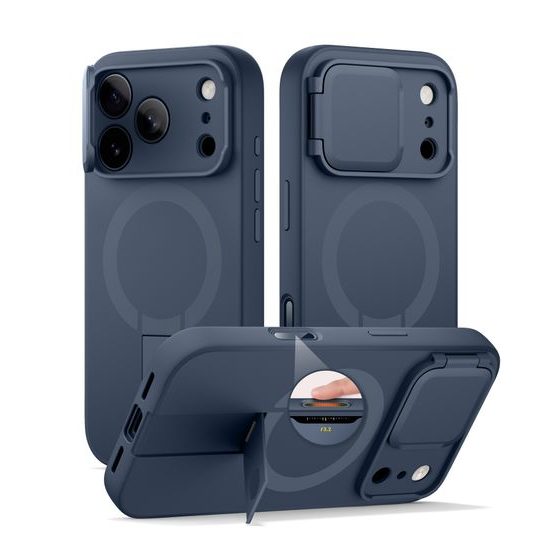 Suritch MagSafe Kickstand Camprotector θήκη iPhone 17 Pro, μπλε