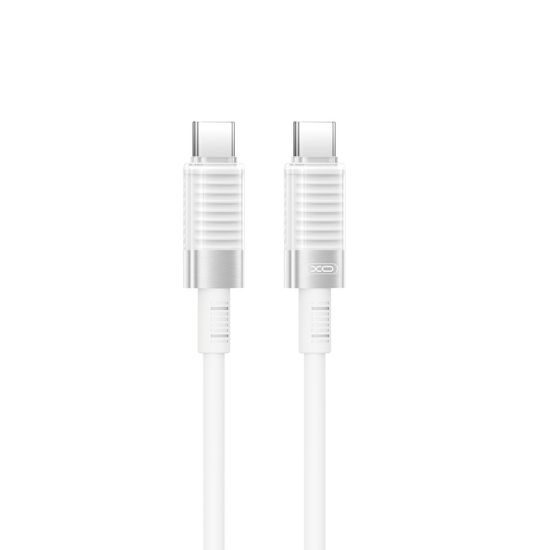 Καλώδιο XO NB-Q282B PD USB-C - USB-C, 1 m, λευκό