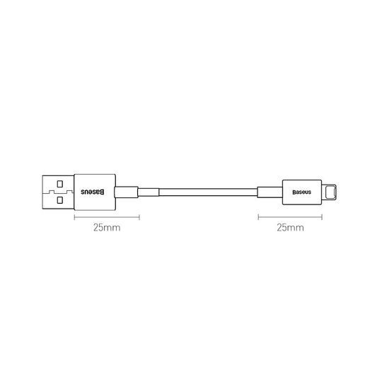 Baseus Superior USB - Lightning 2 m, černý (CALYS-C01)