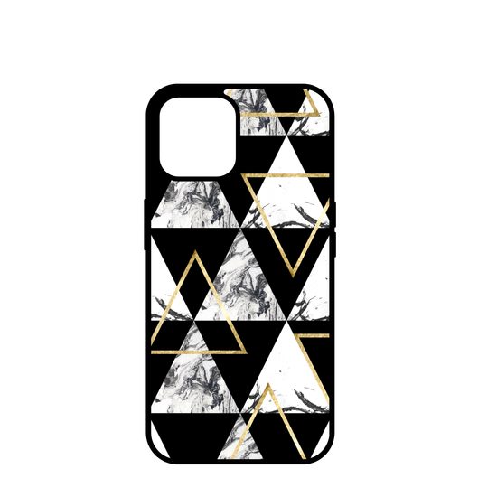 Momanio obal, iPhone 14, Marble triangle