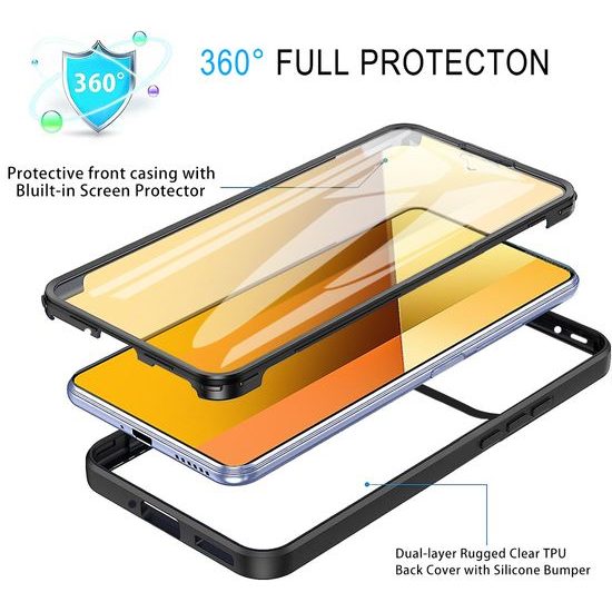 JP Defense colorful obal, Xiaomi 14T Pro, černý