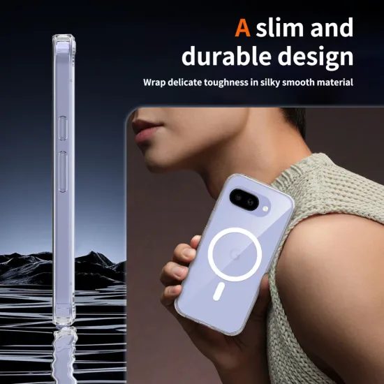 Tech-Protect Flexair Hybrid Hülle für Google Pixel 10a mit MagSafe - Hybrid-Schutzhülle - Transparent