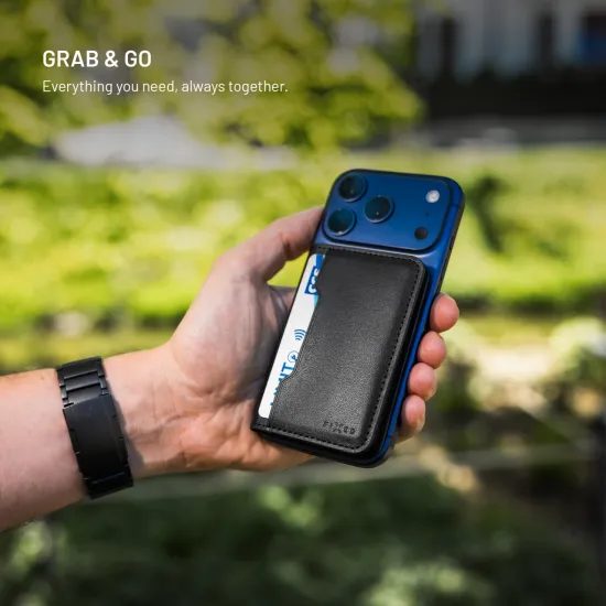 FIXED MagWallet Fold pénztárca MagSafe-fel, világos lila