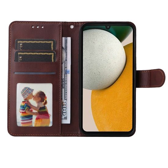 Magnet Case, Samsung Galaxy A15, hnedý