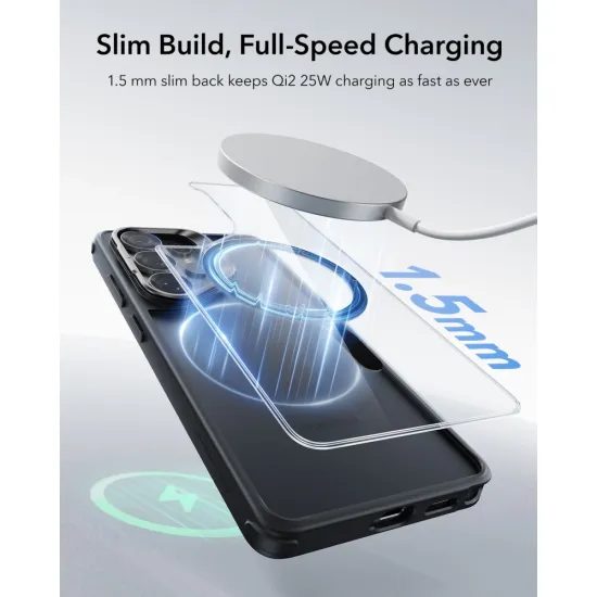 ESR Classic Hybrid Kickstand MagSafe, Samsung Galaxy S26 Ultra, μαύρο