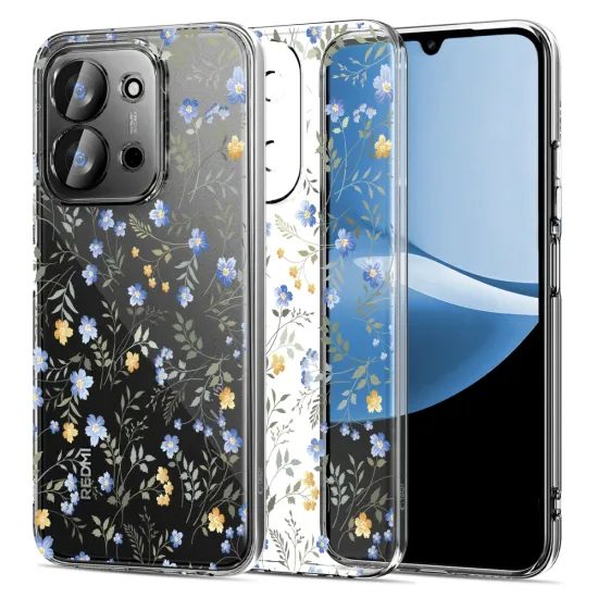 Tech-Protect Flexair Xiaomi Redmi 15C / Poco C85, λουλούδια λιβαδιού