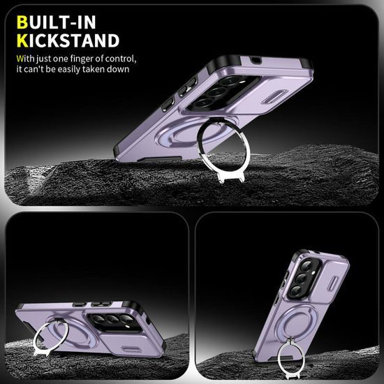 Θήκη Camslide Stand, Samsung Galaxy S26, μωβ