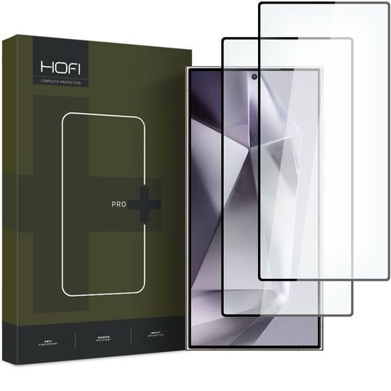 Hofi Pro+ edzett üveg, Samsung Galaxy S24 Ultra, 2 db, fekete