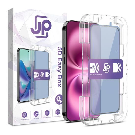JP Easy Box 5D zaščitno kaljeno steklo, iPhone 16