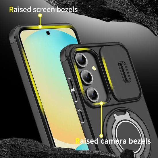 Camslide Stand obal, Samsung Galaxy S23 FE, růžový
