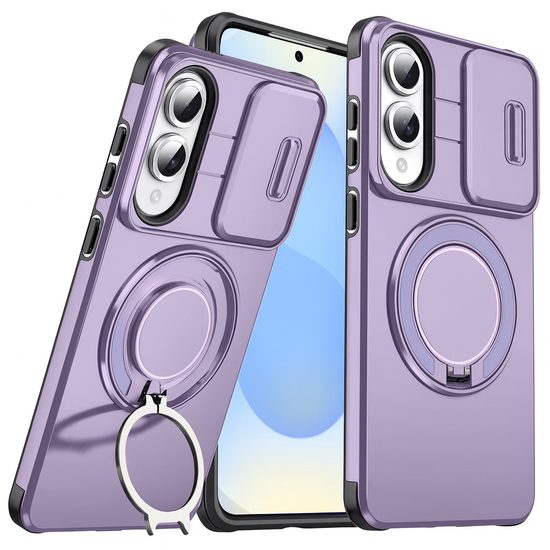 Θήκη Camslide Stand, Samsung Galaxy S25 Edge, μωβ