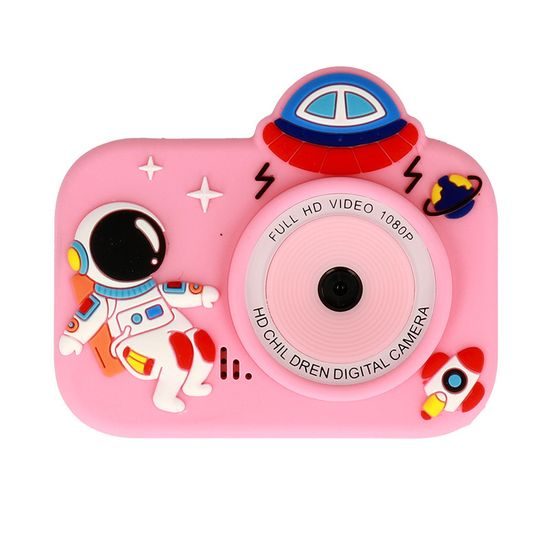 Fotoaparát a kamera pro děti Y8 Astronaut, růžový