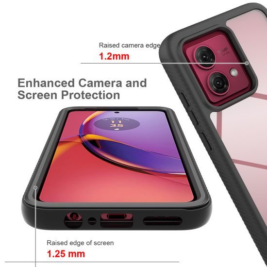 JP Defense360 etui, Motorola Moto G84, črn