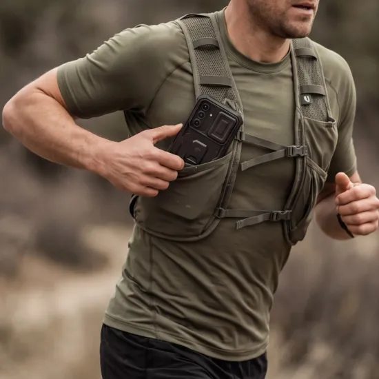 Tech-Protect Kevlar Cam+ Schutzhülle für Samsung Galaxy A27 5G - Hybrid Case mit Kameraabdeckung und Kickstand - Schwarz