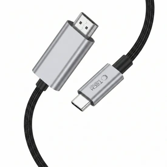 Cablu Tech-Protect UltraBoost USB-C - HDMI 2.1, 2 m, gri