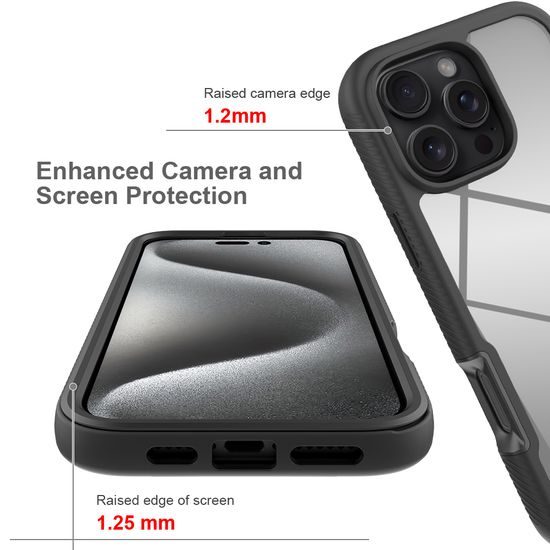 JP Defense360 θήκη, iPhone 16 Pro Max, μαύρο