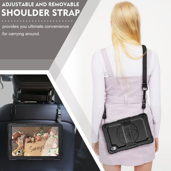 JP Solid360 Θήκη Tablet, Lenovo Tab M10 Plus 10.3 X606F, Μαύρο