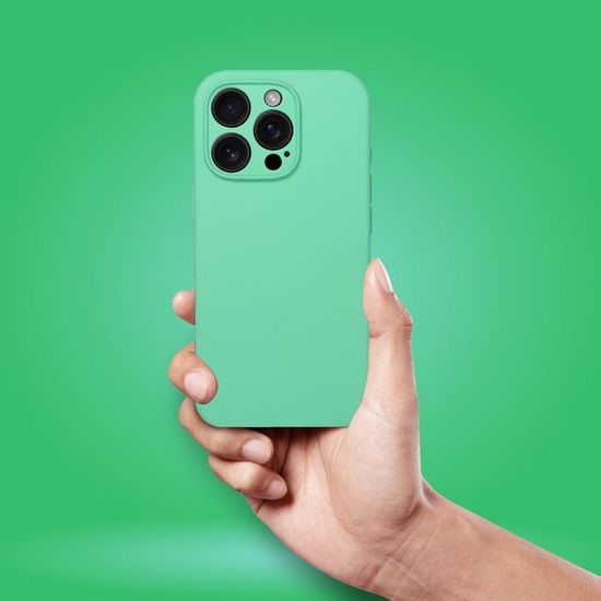 Σιλικονική θήκη με MagSafe, iPhone 16, μέντα