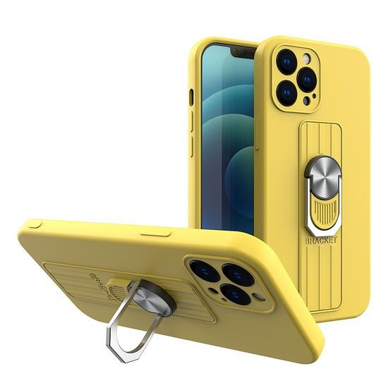 Husă Ring case, iPhone 7 / 8 / SE 2020, galbenă