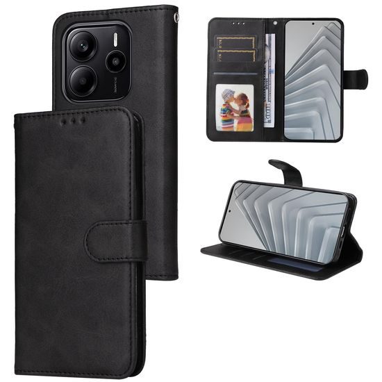 Μαγνητική Θήκη, Xiaomi Redmi Note 14 4G, μαύρη