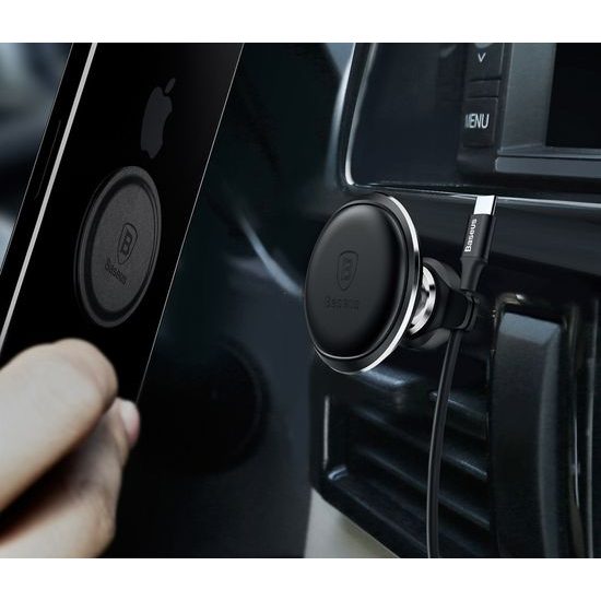 Baseus Air Vent suport magnetic pentru mașină, negru (SUGX-A01)
