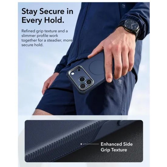 Kryt ESR Cyber Tough Kickstand MagSafe, iPhone 17 Pro Max / 18 Pro Max, modrý