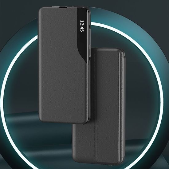 Eco Leather View Case, Xiaomi Redmi Note 13 Pro 5G / Poco X6 5G, μαύρο