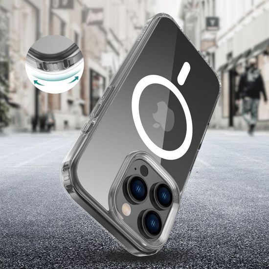 Tech-Protect Flexair Hibrid MagSafe, iPhone 16 Pro, átlátszó