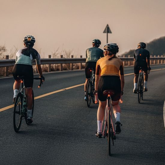 Wozinsky WIS-01 Vodoodporna pametna zadnja luč (2 kosa), črna