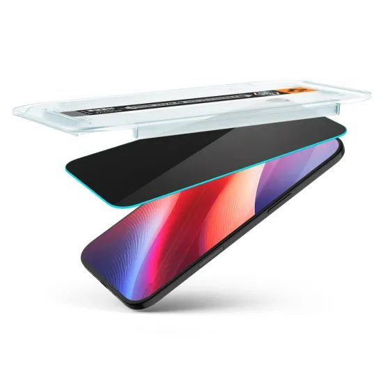 Spigen Glass.TR EZFit Privacy με εφαρμοστή, 2 τεμάχια, Σκληρυμένο γυαλί, iPhone Air