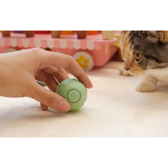Cheerble Ice Cream interaktívna loptička pre psy a mačky, modrý